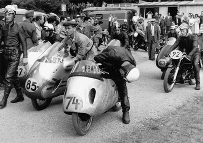 Norton 350 Matthews Bartl Hoetzer Hofmann GP 1956 Grand Prix of Solitude photo