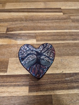Jeremy Diller - Raku Pottery works Blessed Heart Tree Of Life
