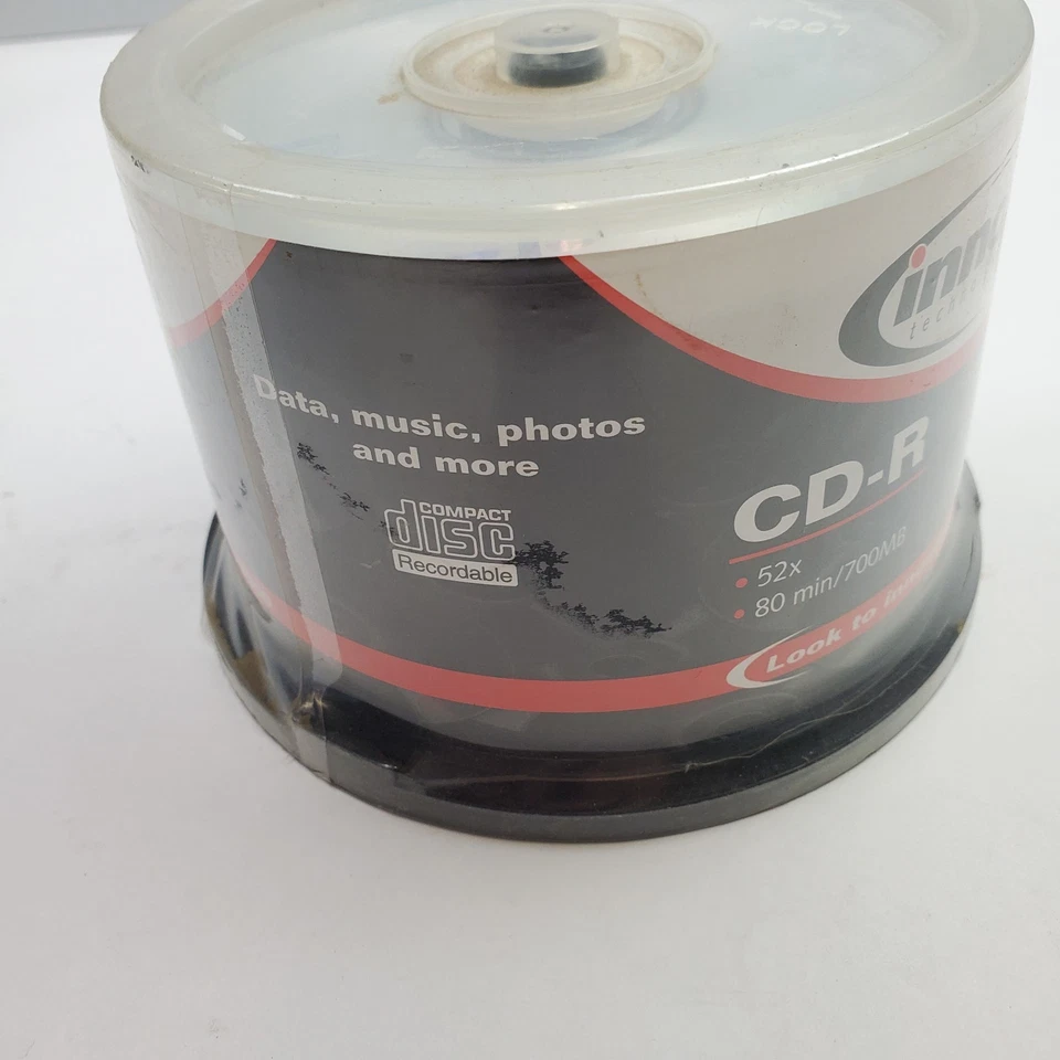 CD-R Discs 50 Pack Innovera 52X 80 Minute 700MB Compact Disc Recordable - Image 2 of 4