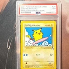 Pokémon 2001 Surfing Pikachu Black Star Promo #28 PSA 7