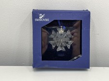 Swarovski fiocco di neve 2007 ornamento a stella trasparente 884869 ottime co...