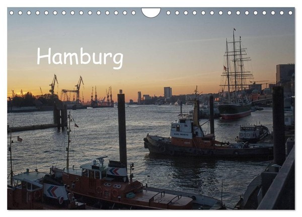 Hamburg (Wandkalender 2027 Din A4 Quer), Calvendo Monatskalender-image
