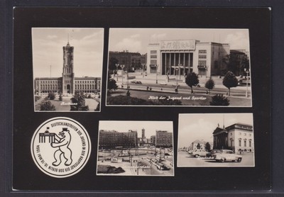 Ansichtskarte Berlin Alexanderplatz Staatsoper Rathaus Strassenbahn Deutschland