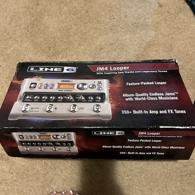Line 6 JM4 Looper Guitar Multi-Effects Pedal, Drum and Backing track Never Used