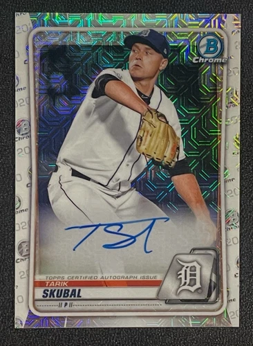 2020 Bowman Chrome Mega Box Mojo Tarik Skubal Auto