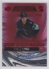 2021 Credentials Debut Ticket Access Autos Red 9/99 Kole Lind #DTAA-KL Auto 02ru