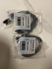 Lot of 2 Belkin F1D9005-06 Universal KVM Cable Kits 6ft – New Open Bag 