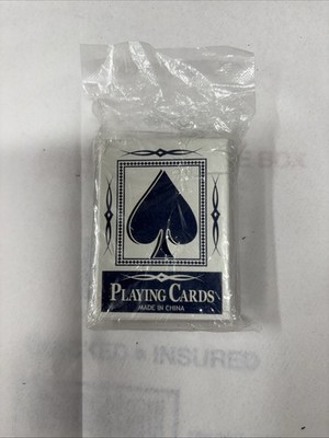 TOYSMITH MINI DECK OF SM. PLAYING CARDS ITEM#4818, 1 3/4x2 1/2, 2002