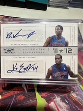 2012-13 Panini National Treasures Knight/English Authentic Signatures 8/49 #69 