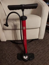 Schwinn! Air Floor Pump W/Gauge Bicycle Bike Tire Basketball Soccer Ball