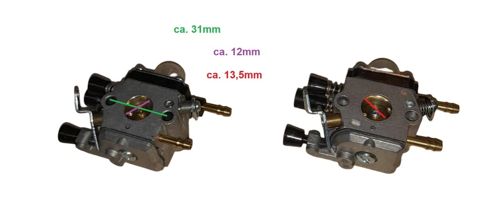 Vergaser f. Stihl BG45, 46, 55, 65, 85, SH55, 85 Laubgebläse, Gebläse Laubbläser - Bild 2 von 2