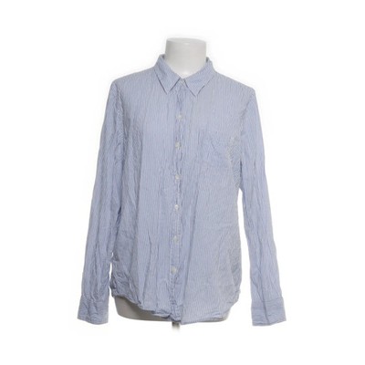 Gap, Bluse, Größe: XL, boyfriend fit, Blau/Weiß, Baumwolle, Streifen, Damen #qGp