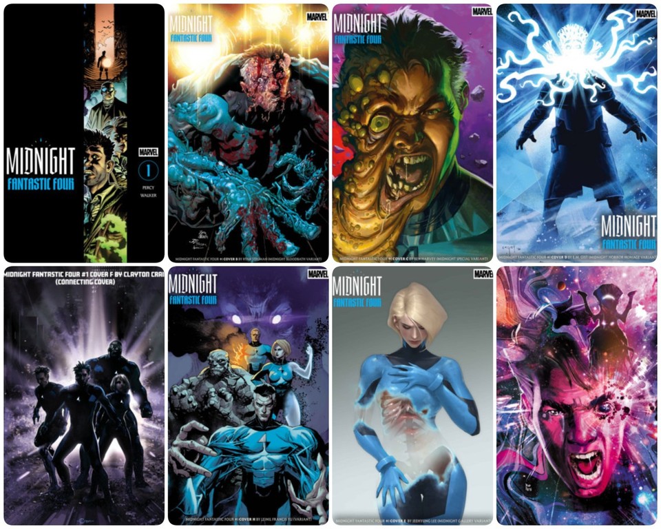 Midnight FANTASTIC FOUR #1  **COVER SELECT** [1:25][1:50][1:100] PRESALE 10/07