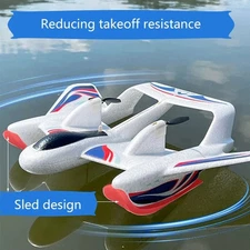 2.4G YF-350 Amphibious Radio Fixed-Wing Glider Waterproof Aircraft LED RC Plane