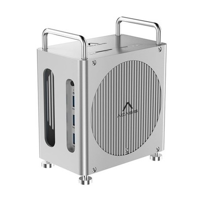 Acasis M002Pro Mac Mini M4 Pro Dock, 11-In-1 Workstation with 40Gbps Dual SSD