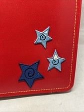 Creative Memories Red Blue Stars Picfolio 8" 8" Pre-decorated