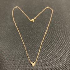 Disney Mickey Mouse Gold Necklace Elegant Shine Vintage Condition