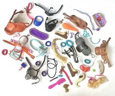 Horse Figure Doll Accessories Lot Assorted 1990s Vintage For 7-10” Toy Horses