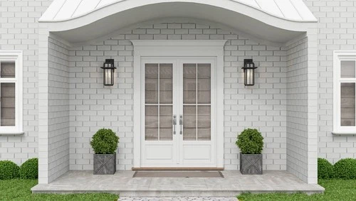 Quoizel Randall 13" High Mottled Black Outdoor Wall Light - Picture 6 of 6