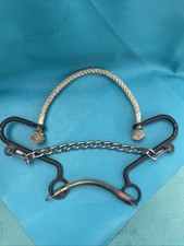 Rope Nose-Iron S Shanks-Bitless Hackamore