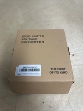 european voltage converter- Opened Box
