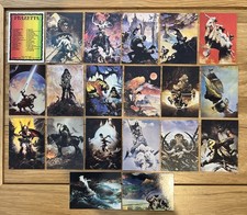 20 Frazetta Fantasy Art Non-Sport Trading Cards by Comic Images 1991 Mint! 