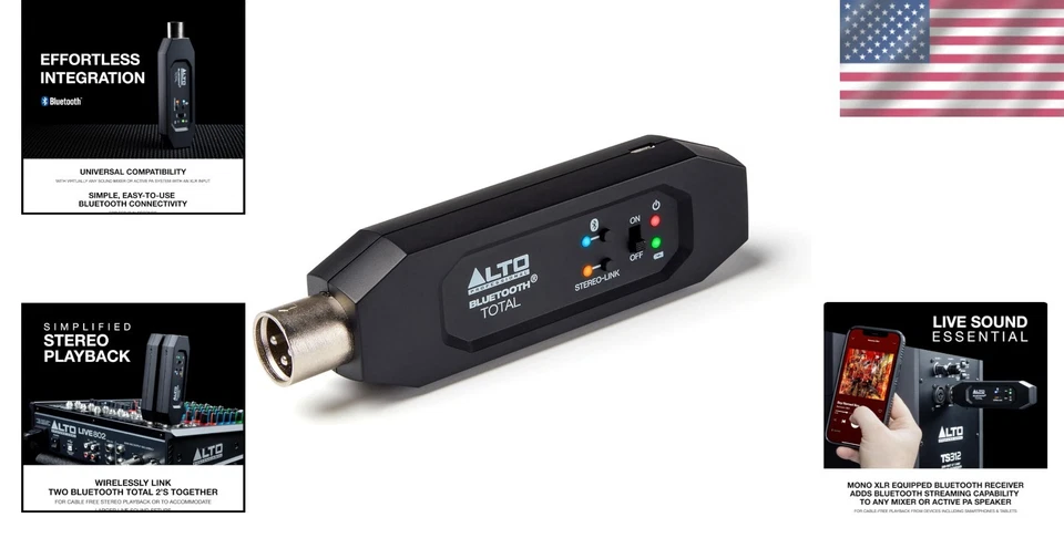 Bluetooth Total 2 XLR Bluetooth Receiver - Image 2 of 4