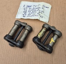 1928-1932 Durant Desoto Dodge Studebaker Nors Leaf Spring Shackle Pkg Pair 1928-1932 Durant Desoto Dodge Studebaker Nors Leaf Spring Shackle Pkg Pair