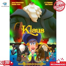 DVD Klaus (2019) English Subtitle Comedy Animation Movie FREE SHIPPING