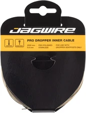 Jagwire Pro Dropper Inner Cable - 0.8mm Polished Stainless Steel, Low Friction,