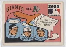 1971 Fleer Laughlin World Series Christy Mathewson Chief Bender #3 HOF 17vs