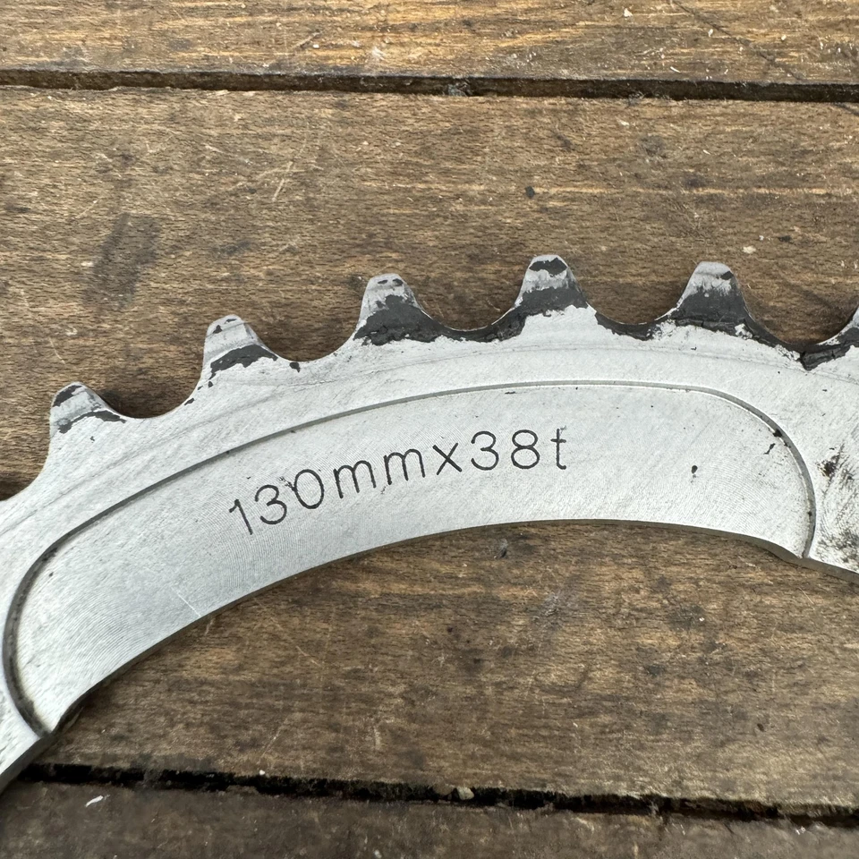 Salsa 7075 Chainring 130mm BCD 38T Made In USA Road Bike Silver Alloy Vintage - Image 3 of 4