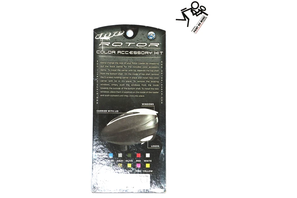 Dye Rotor Loader Color Kit ROT R1 LT-R PaintNoMore - Paintball Shop - Bild 2 von 3