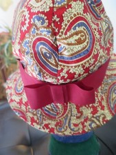 Vintage 60s Bucket Hat Pink Green Mod Go-Go Style Fabric w Curved Brim – Hey Viv Mod/GoGo Bucket Vintage Hats for Women for sale | eBay main image 3