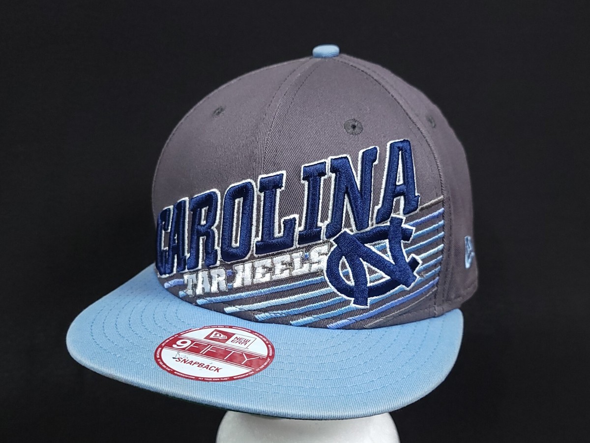 9Fifty North Carolina Tar Heels UNC New Era Snapback Hat Cap Large Letter  Tags