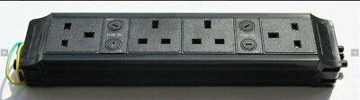 Powerdata Tech PP4 Modular Power Pack 4-fach einzeln abgesichert UK Steckdose A8