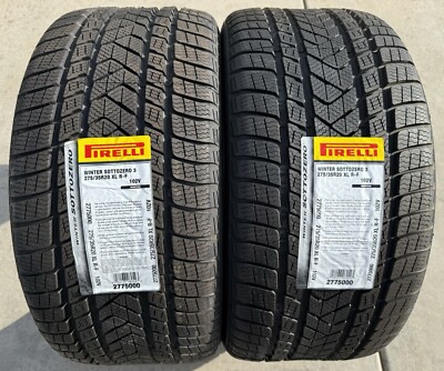TWO BRAND NEW 275/35R20 102V Pirelli Winter Sottozero 3 Run Flat
