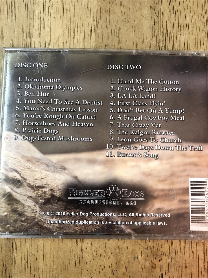 2010 Cowboy Cook Kent Rollins CD Album Prairie Dogs & Pastures Double Disc Foto 2 de 4