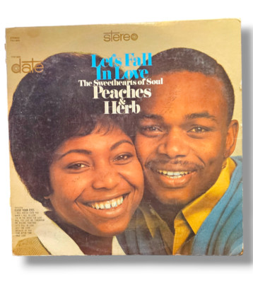 Peaches & Herb Let's Fall In Love LP Vinyl Close Your Eyes Let's Fall In Love