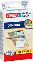 Tesa Fliegengitter Comfort Mit Clips FüR Dachfenster, 120 Cm X 140 Cm Weiß 55881