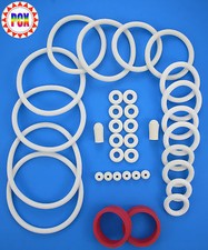 36 Piece Spare White Rubber Ring Kit - Rubber...