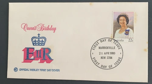 Australian FDC WCS 1980 Queen’s Birthday