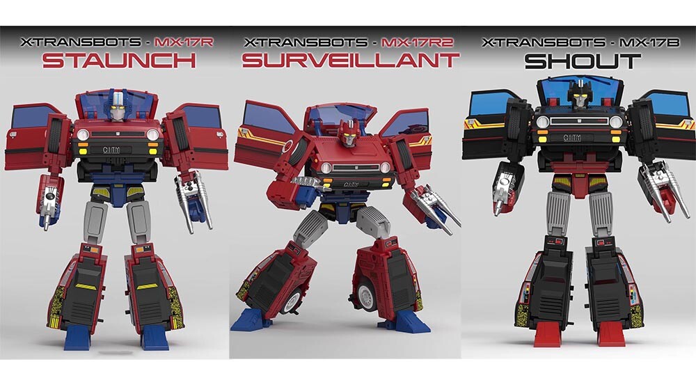 X-TRANSBOTS Skids MX-XVII MX-17 MX-17B MX-17R MX-17R2 G1 Action