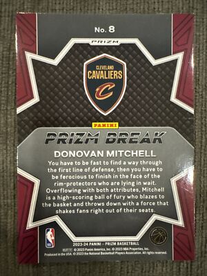ドノバン・ミッチェル rc Panini Prizm シルバー リフレクター ドノバン・ミッチェル rc Panini Prizm シルバー リフレクター s