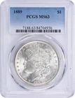 1889 Morgan Silver Dollar MS63 PCGS