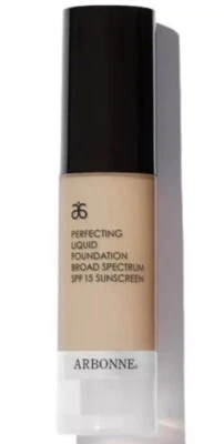 Neu im Karton 30ml Arbonne perfektionierend flüssiges Fundament mit LSF15 ALABASTER