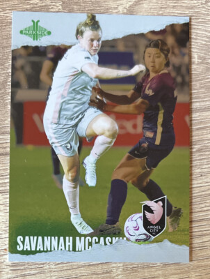 Savannah McCaskill 2023 Parkside NWSL Volume 2 Shred Insert #20 Angel City FC