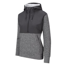 THE NORTH FACE Tech SHERPA PULLOVER Half Zip FLEECE Hood JACKET Coat WOMENS size