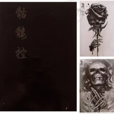 Tattoo Manuscript Body Art Skull Ghost European Style Design Tattoo Flash Book