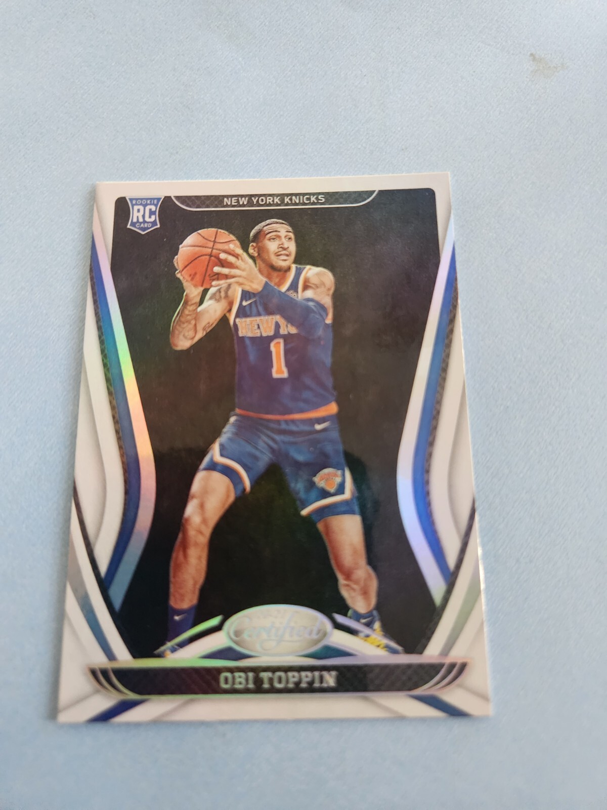OBI TOPPIN  2020/21 PANINI  CERTIFIED  #193 RC KNICKS